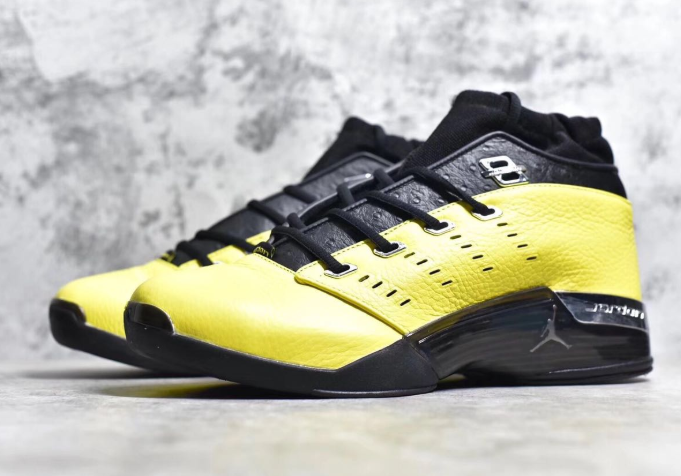 Real Jordan 17 Low Lightning Black Metallic Silver Shoes - Click Image to Close